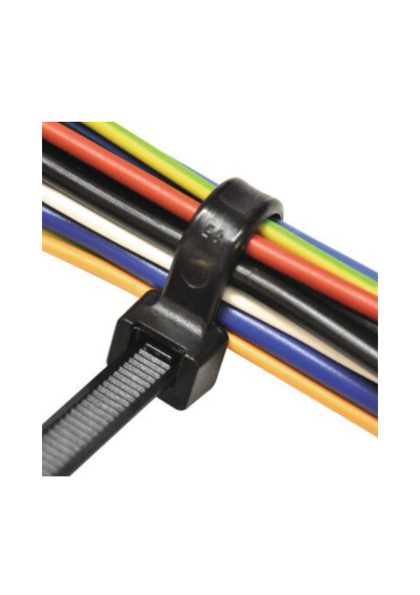 Kabelbinder lengte 280 mm breedte 4,5 zwart 100st